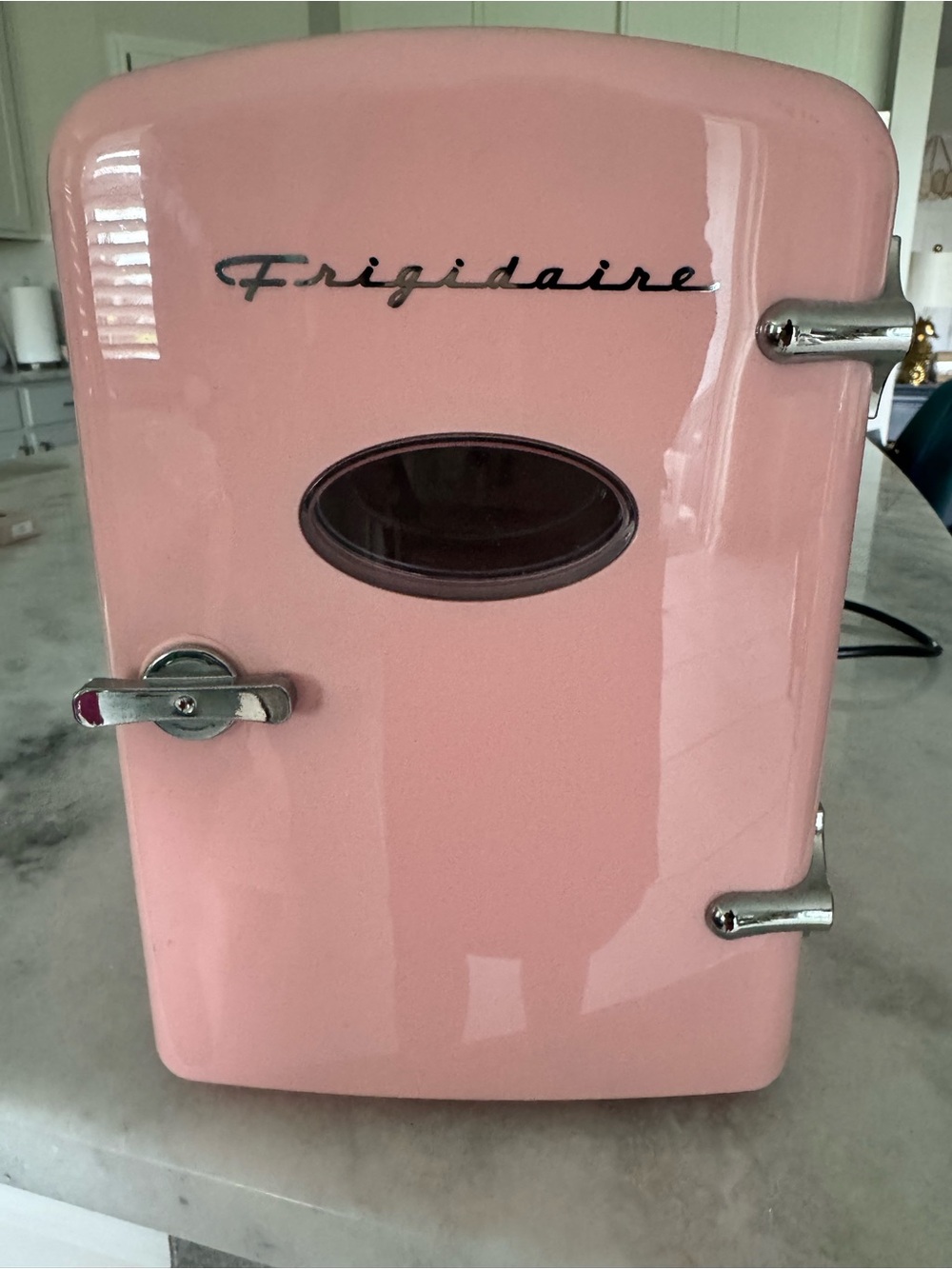 Frigidaire Pink Mini Refrigerator for Cosmetics Gently used